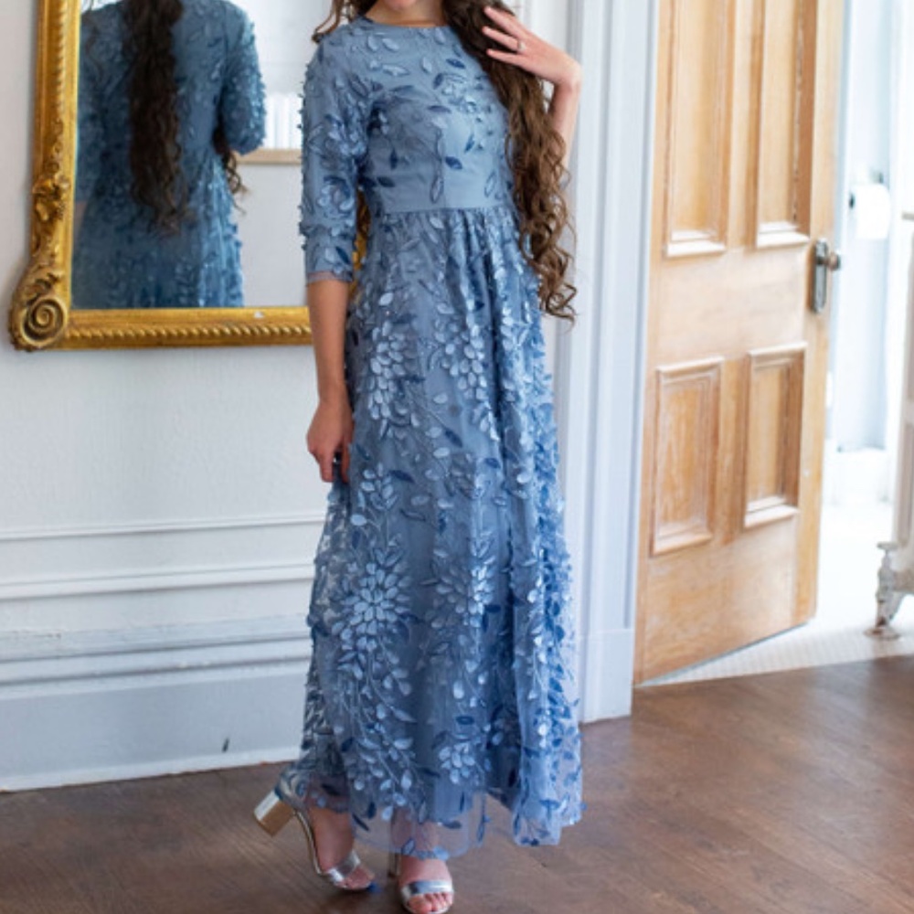 FREE SHIPPING!! Dainty Jewell's Spring 2021 Coll.- Blushing Blooms Dress